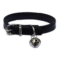 Adjustable Leather Pet Collar with Bell A196180