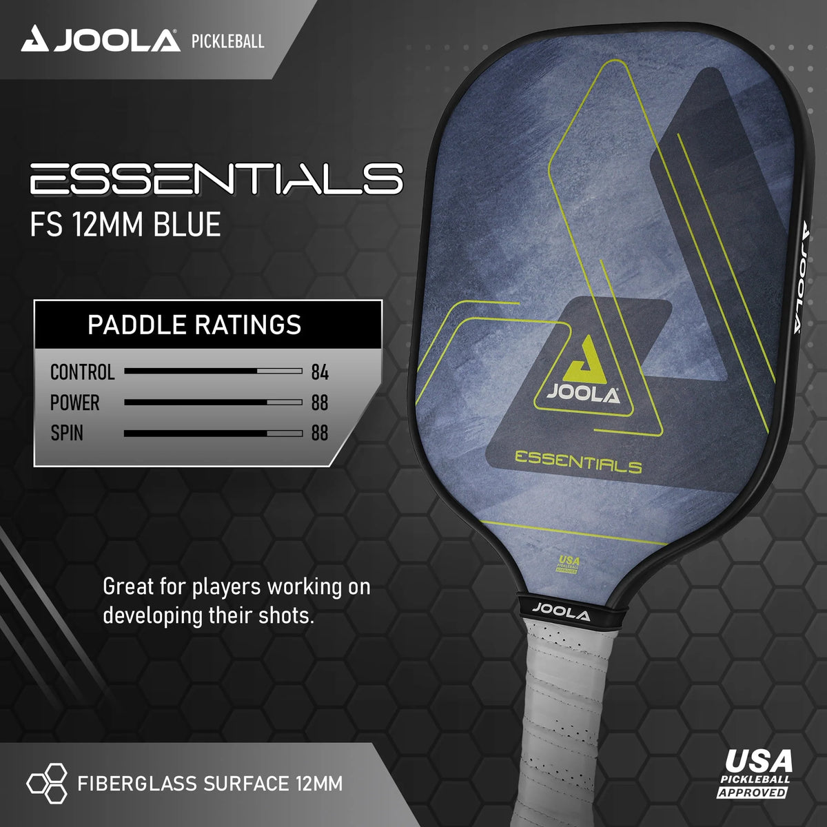 Blue 8.2oz Pickleball Paddle V545