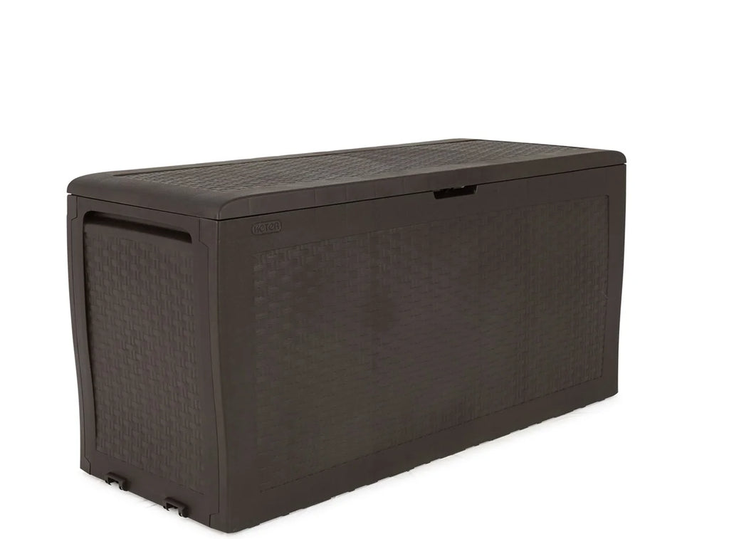 Brown Resin Outdoor Storage Deck Box Y7090