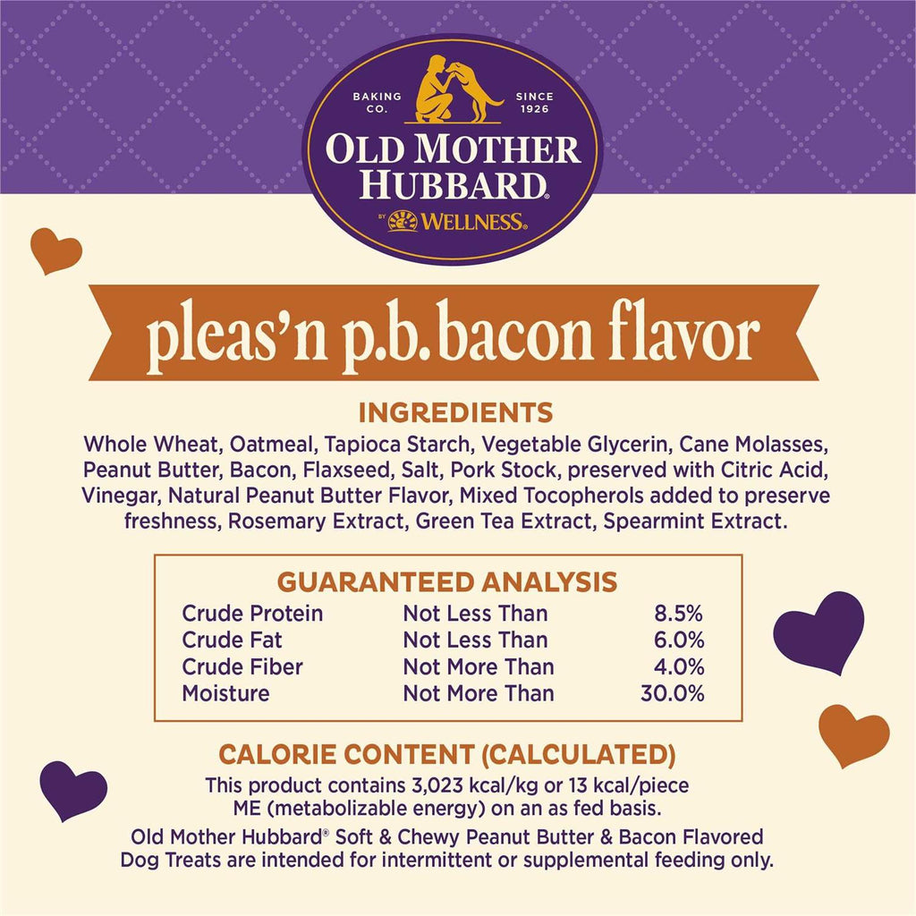 Peanut Butter & Bacon Baked Dog Treats Y4905