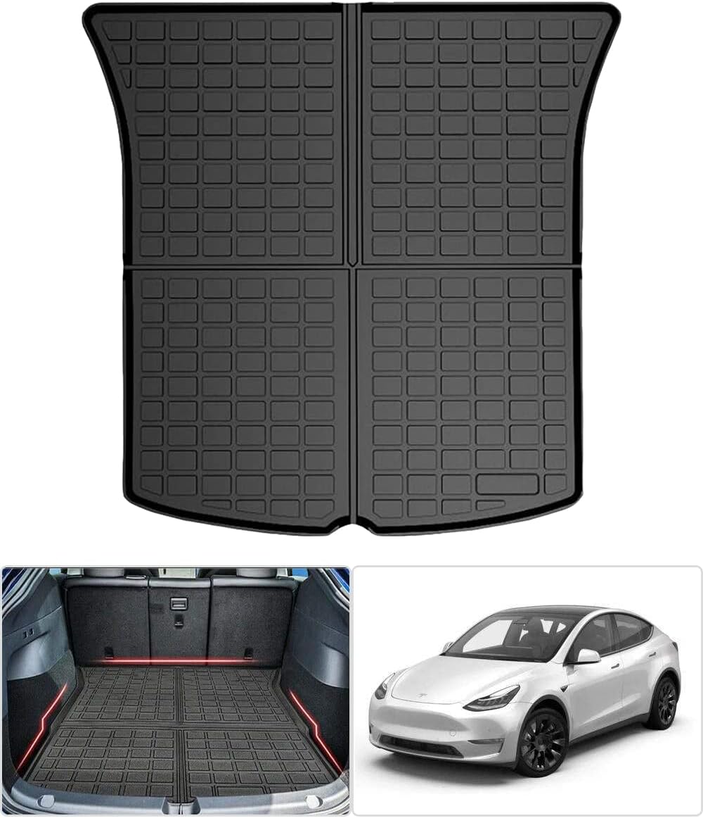 Black TPO Cargo Liners Trunk Mats L7629