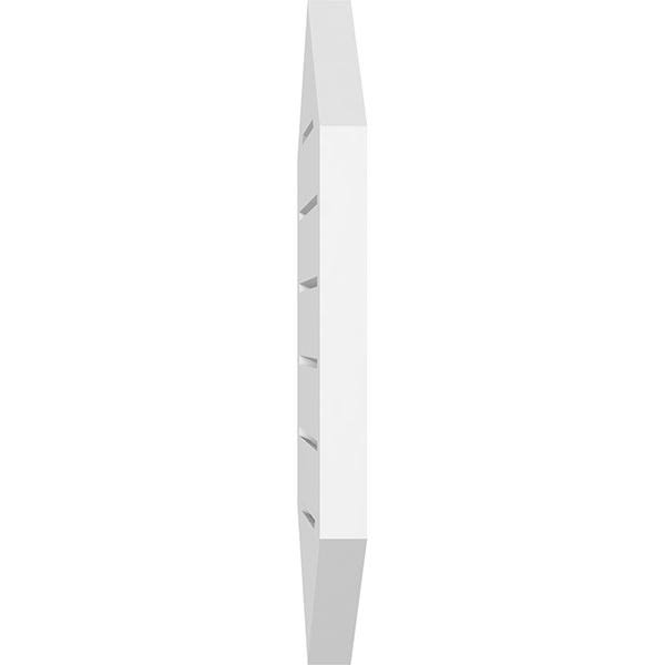 Vertical Peaked Surface Mount PVC Gable Vent C157