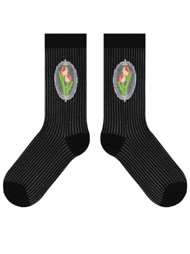 Printed Socks B3597