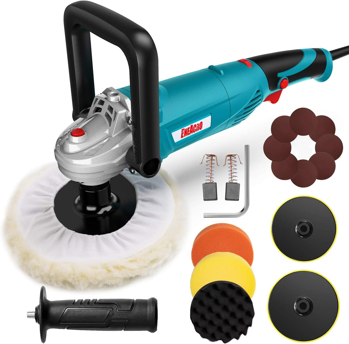 1200W Variable Speed Rotary Car Polisher J902