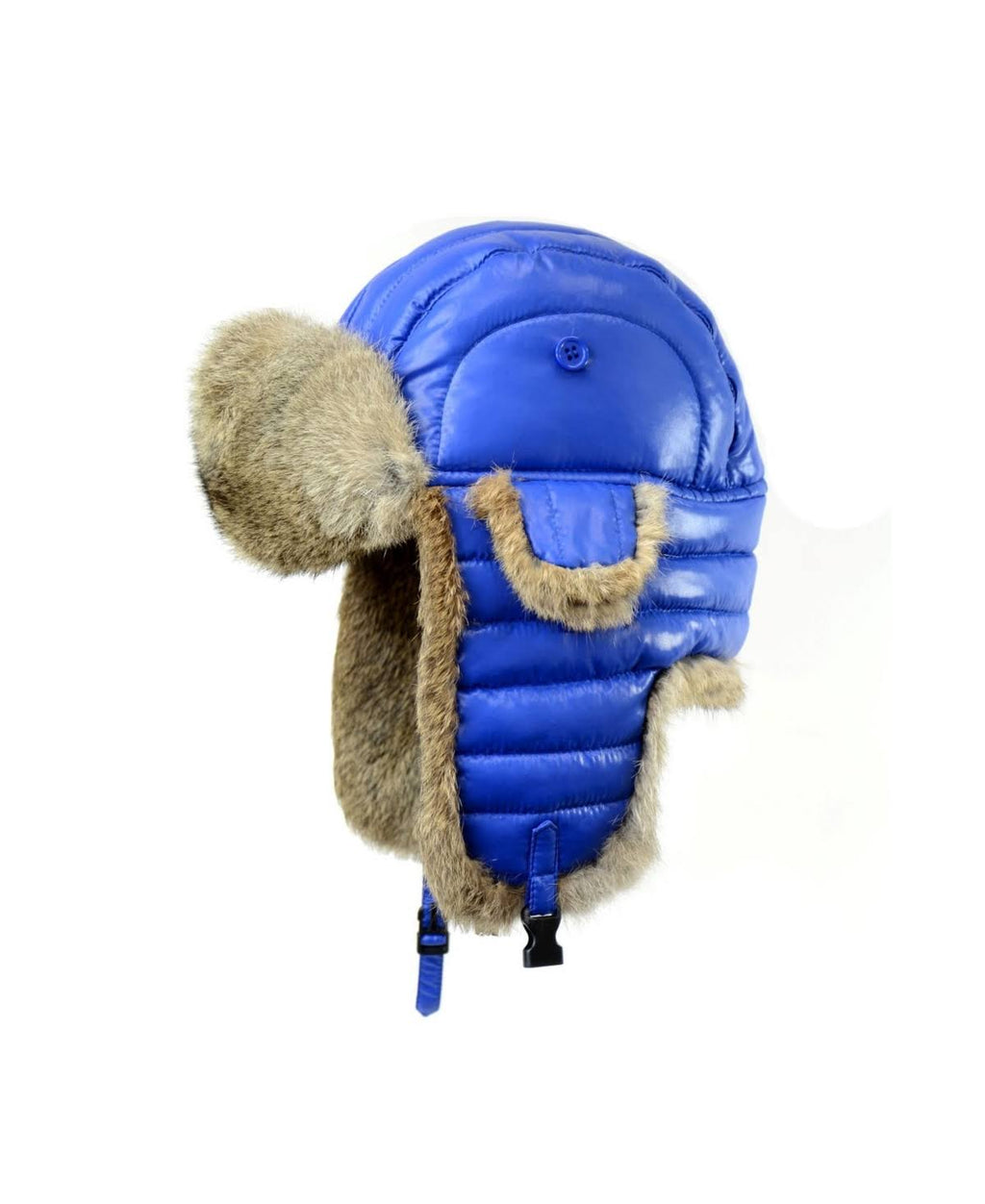 Nylon Shell Rabbit-Trimmed Aviator Hat G40571