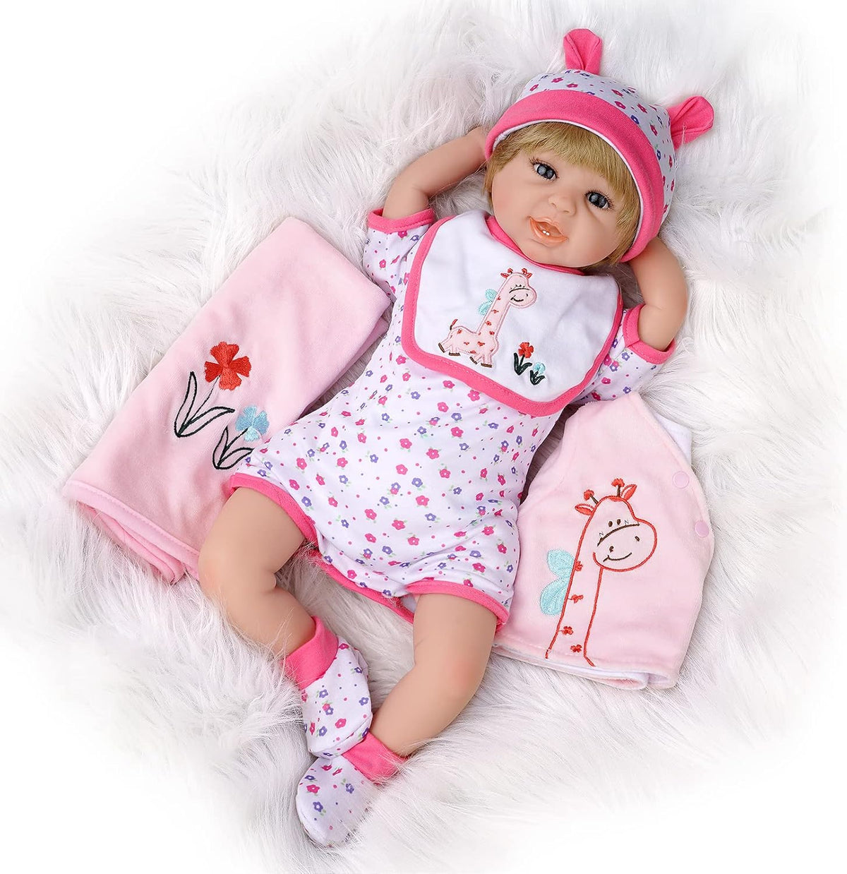 22 Inch Realistic Silicone Baby Doll B405
