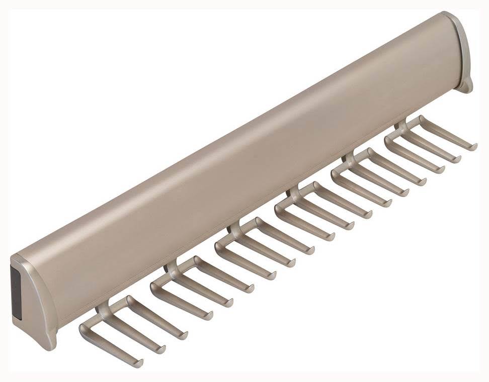 Matte Nickel Tie Rack Q29293