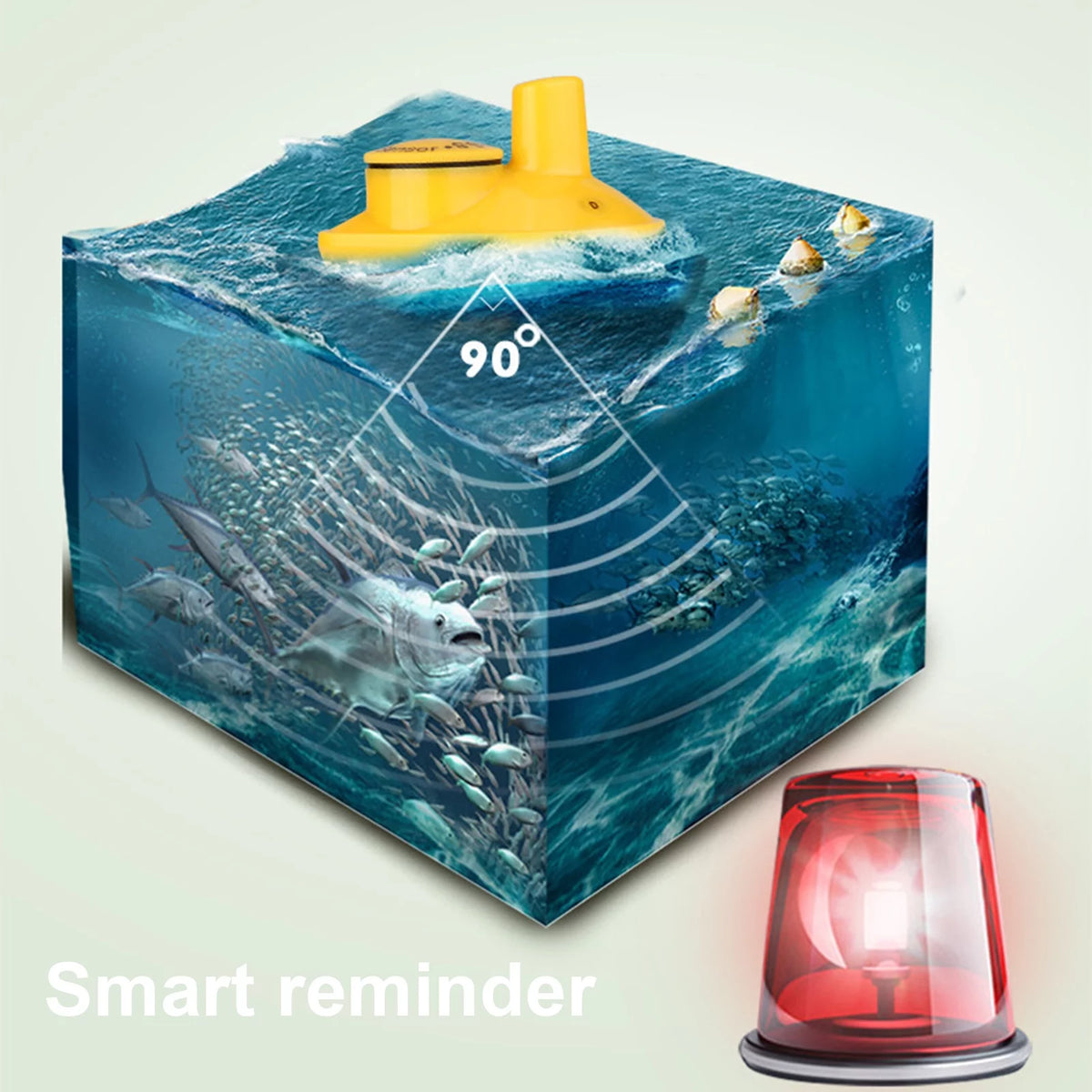 Portable Digital Display Fish Depth Finder B12727