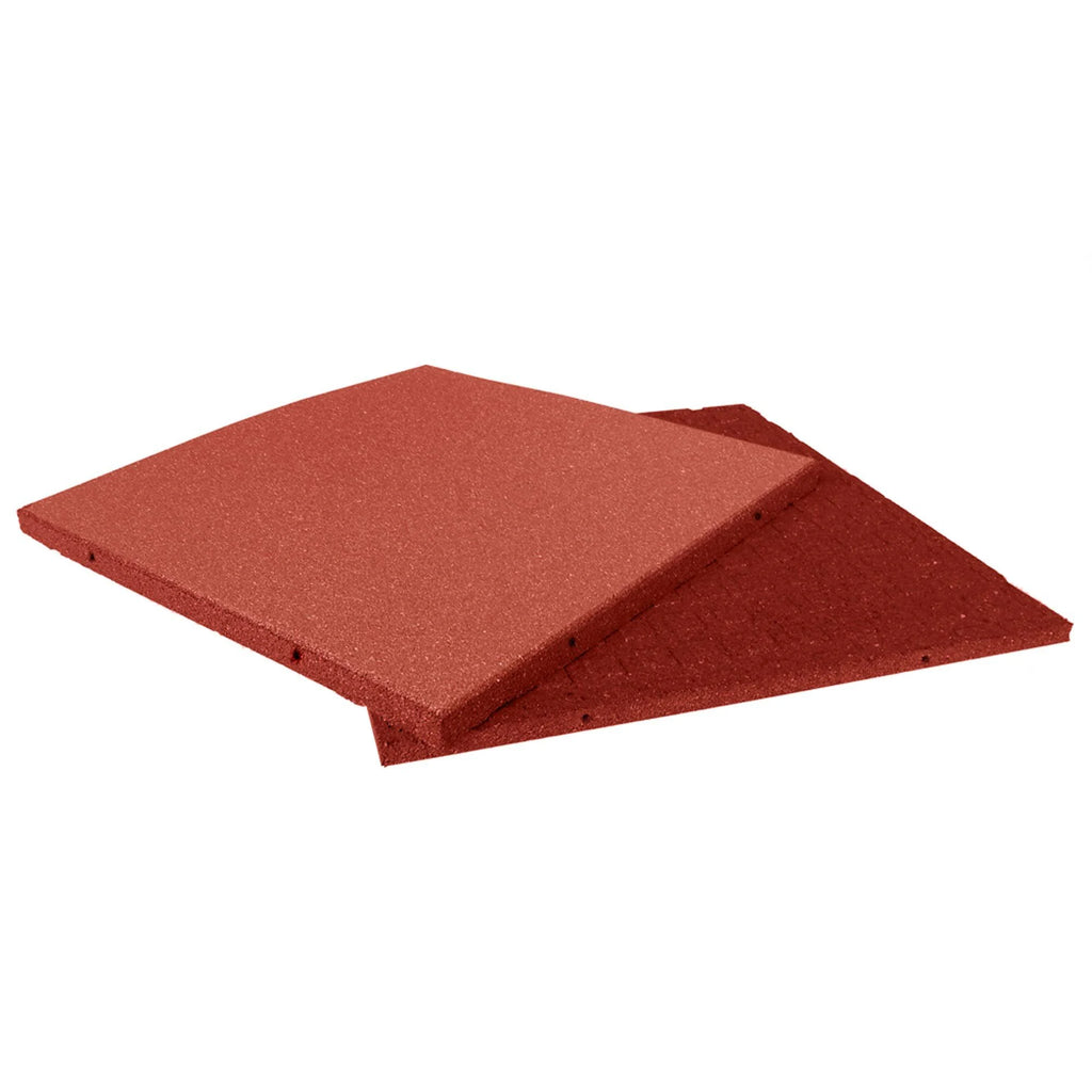 Interlocking Rubber Flooring Tiles, 3 Pack, 20 x 20 x 1 in P4934