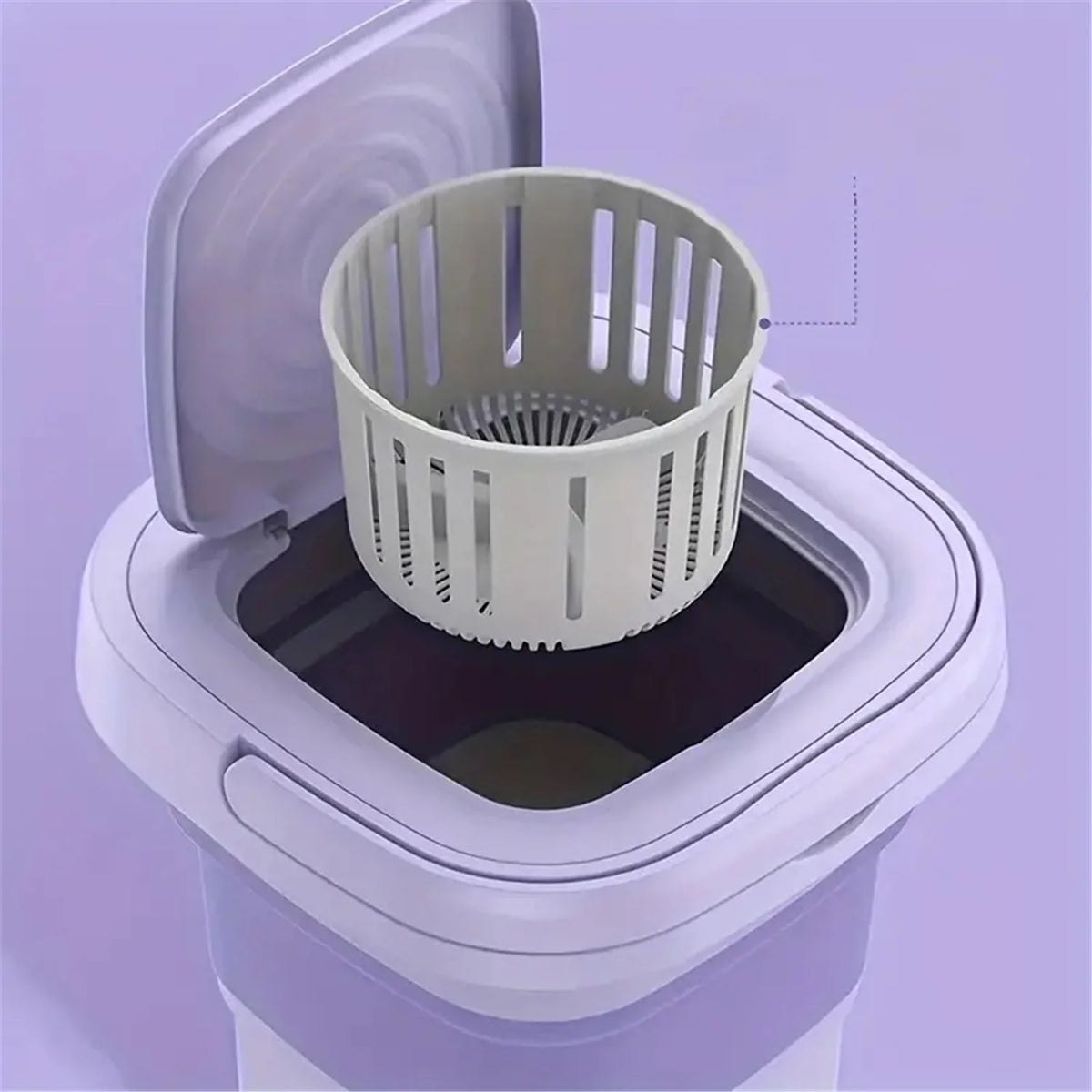 Portable Mini Foldable Washing Machine 8 L Z850596
