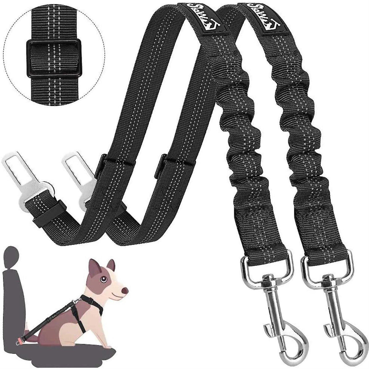 Adjustable Dog Car Seat Belt W371877