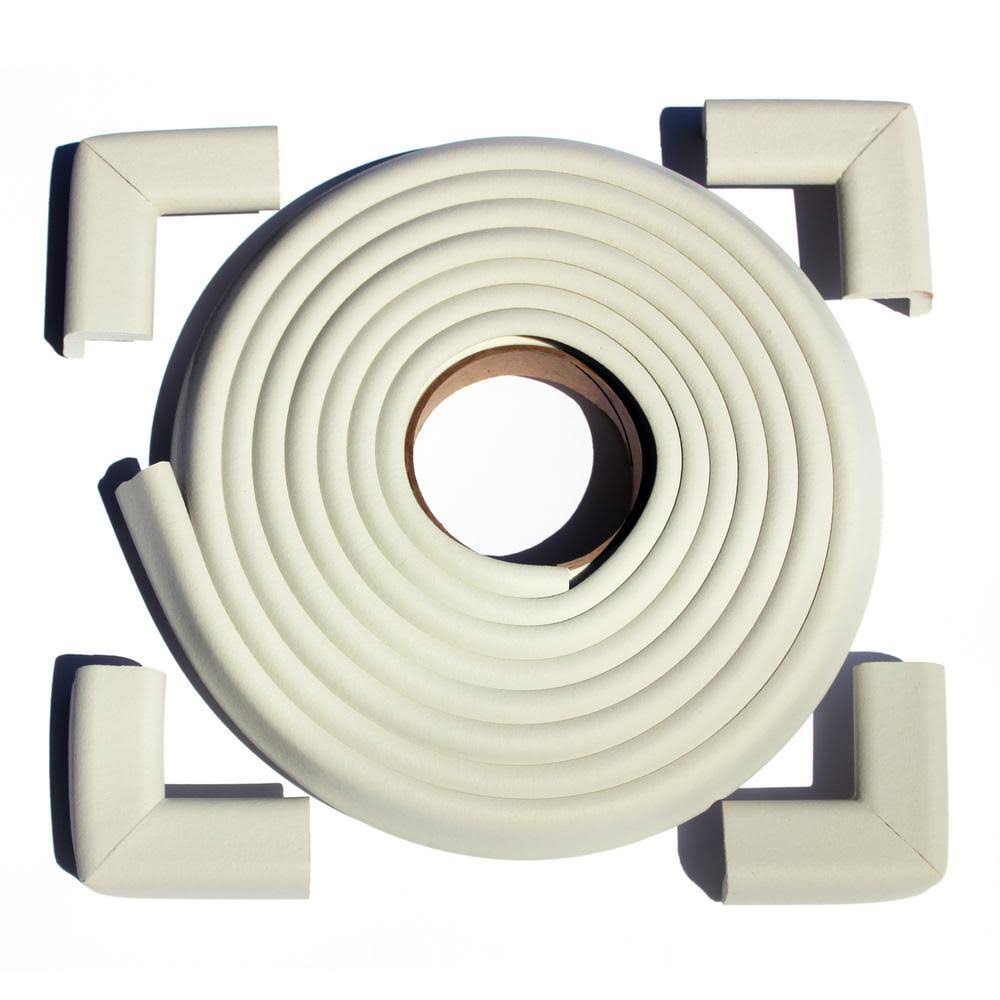 Ivory Edge and Corner Safety Cushion Roll 4-Pack D920898