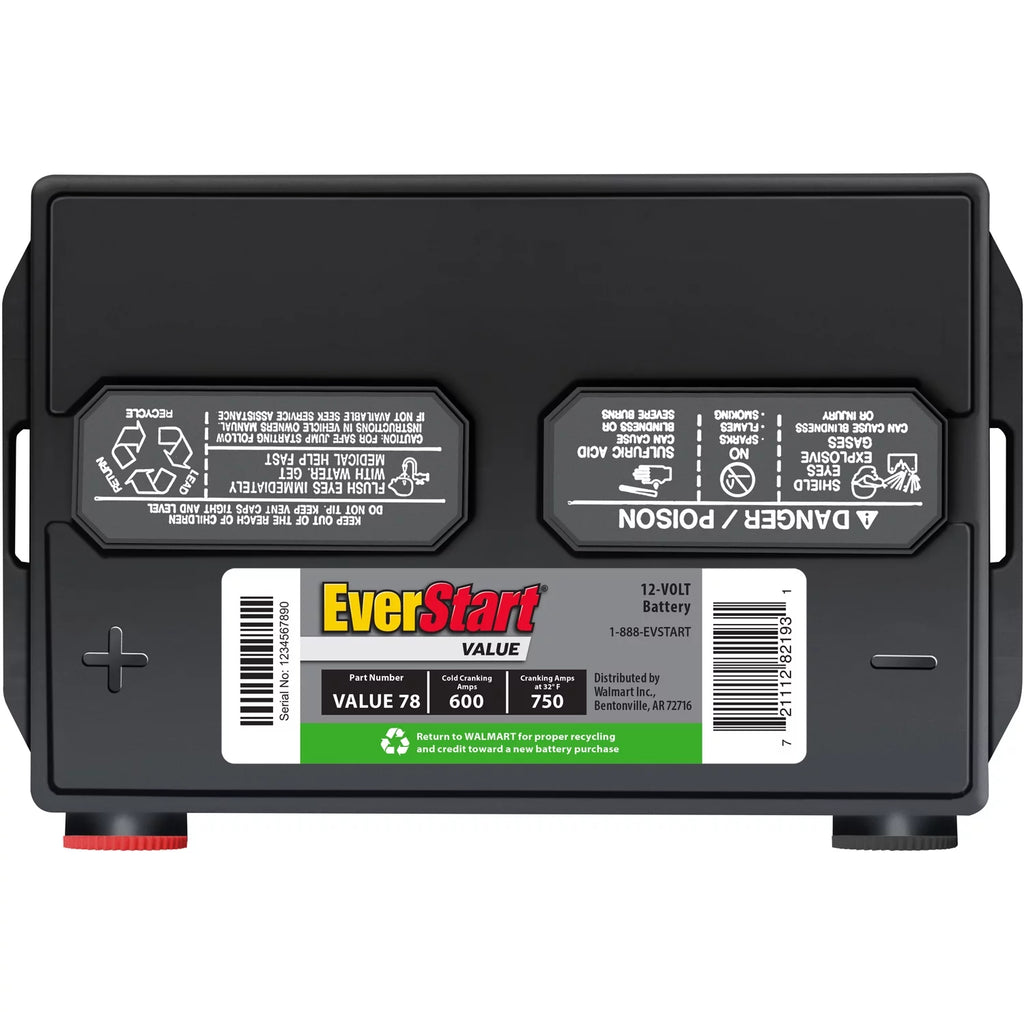 Lead Acid Automotive Battery Group Size 78 12 Volt 600 CCA G984