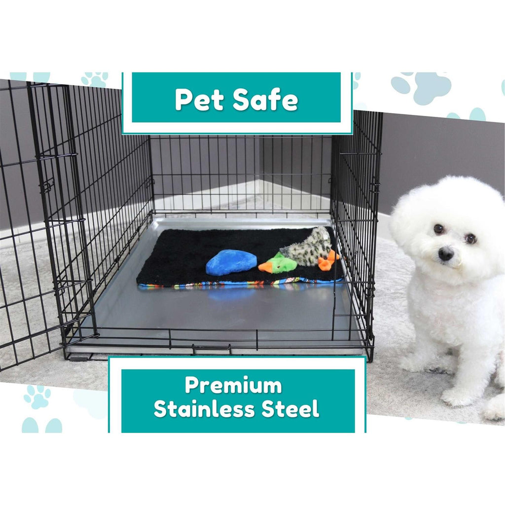 Metal Replacement Tray for Dog Crate Stainless Steel E9516