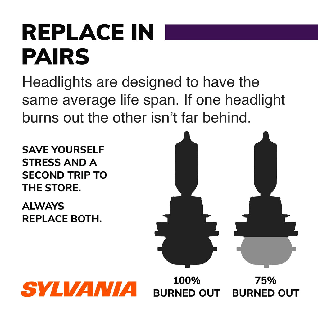 9003 Halogen Headlight Bulb, Pack of 2 L151296