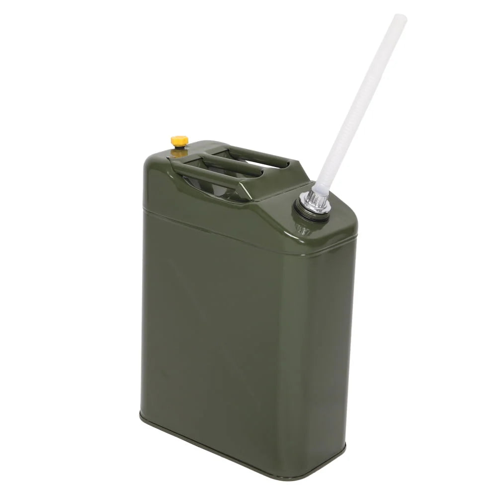 Portable Jerry Can with Spout, Army Green, 20L 5 Gallon P8289