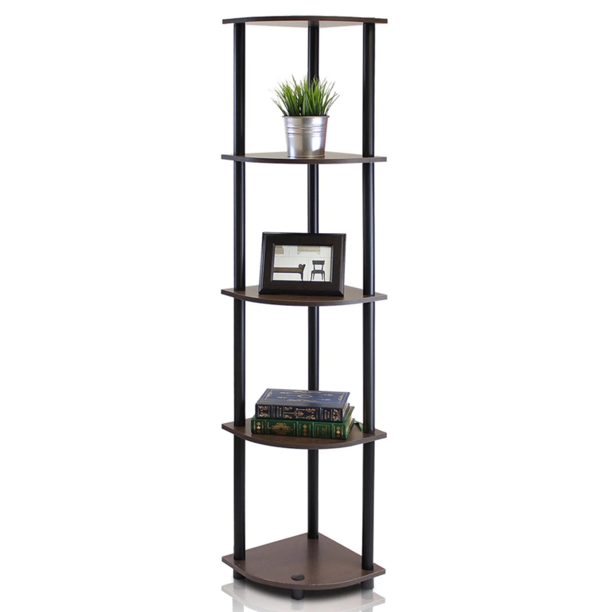 5 Tier Corner Display Rack Shelving Unit O432421