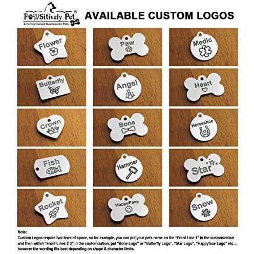 Stainless Steel Custom Engraved Pet ID Tags R42400