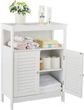 White Storage Cabinet with Two Doors Y9602