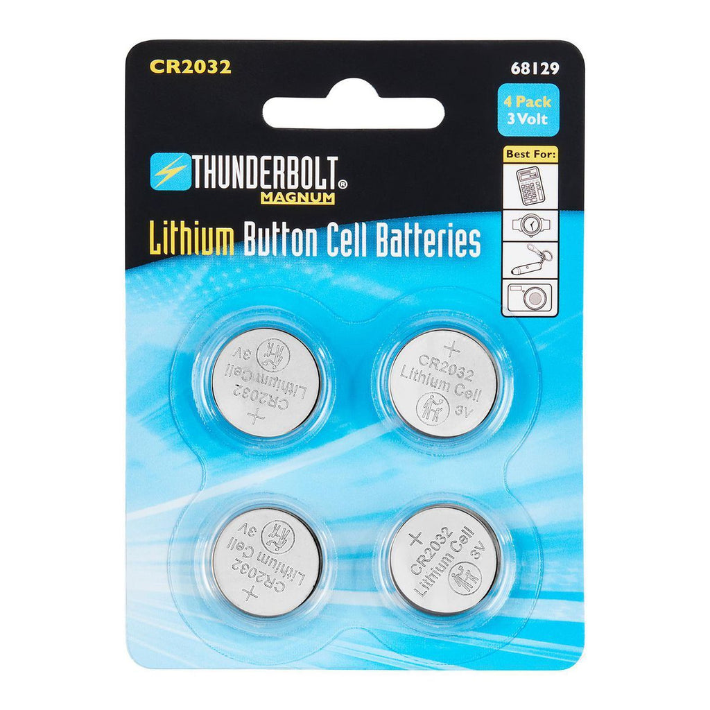 CR2032 Lithium Button Cell Batteries, 4 Pack T2805
