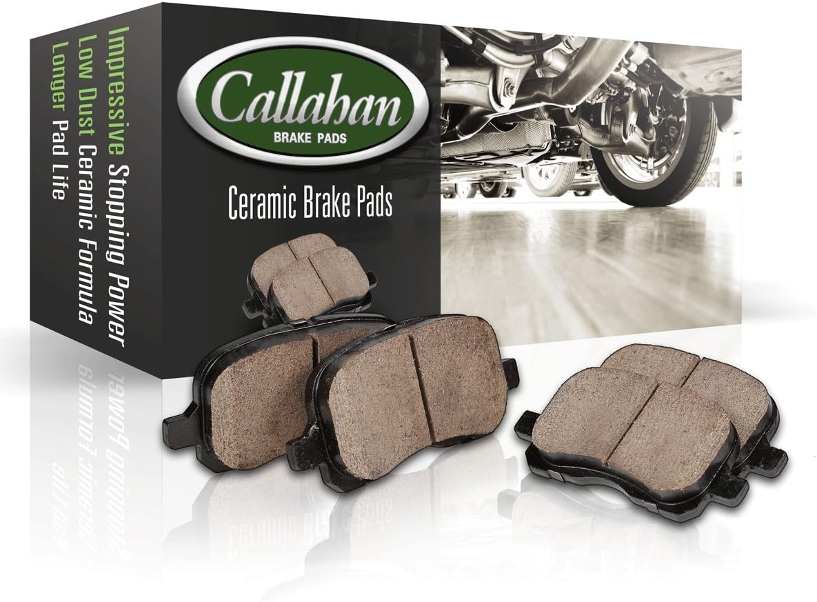 Ceramic Brake Pads with Rubber Shims and Hardware U998