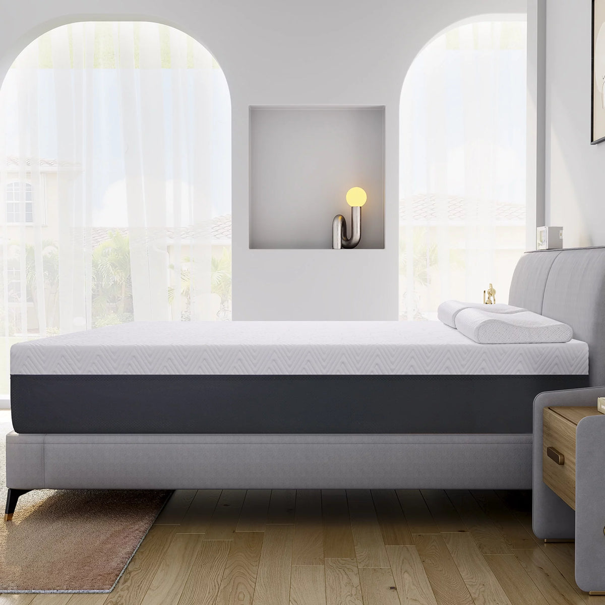 Queen 10 Cooling Gel Memory Foam Mattress T914071