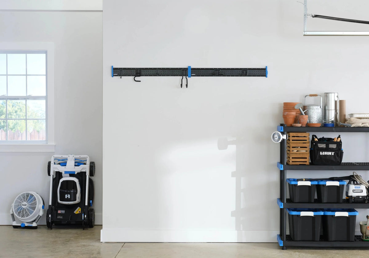 12-Piece Garage Storage Rail Starter Kit S3077