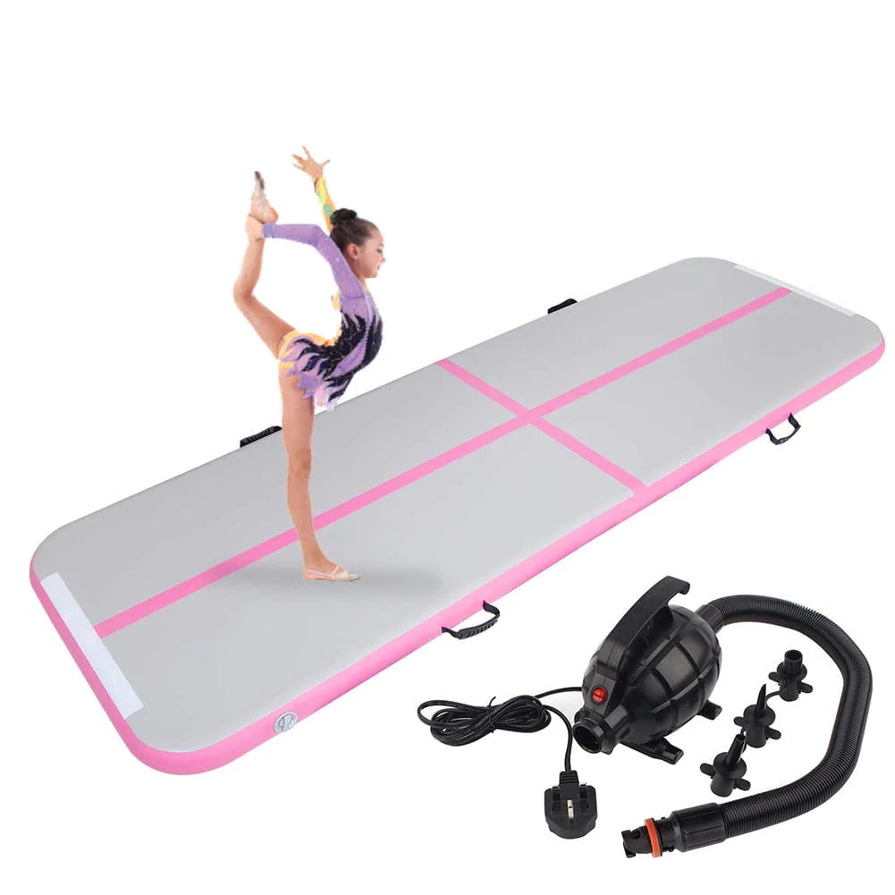 13ft Inflatable Gymnastics Tumbling Mat with Electric Air Pump I2279