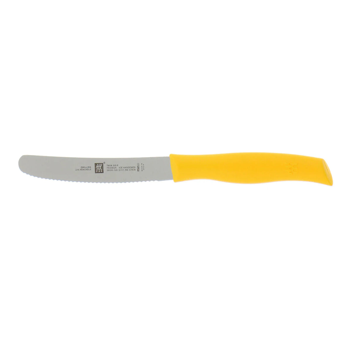 4.5 Serrated Utility Knife Yellow J132348