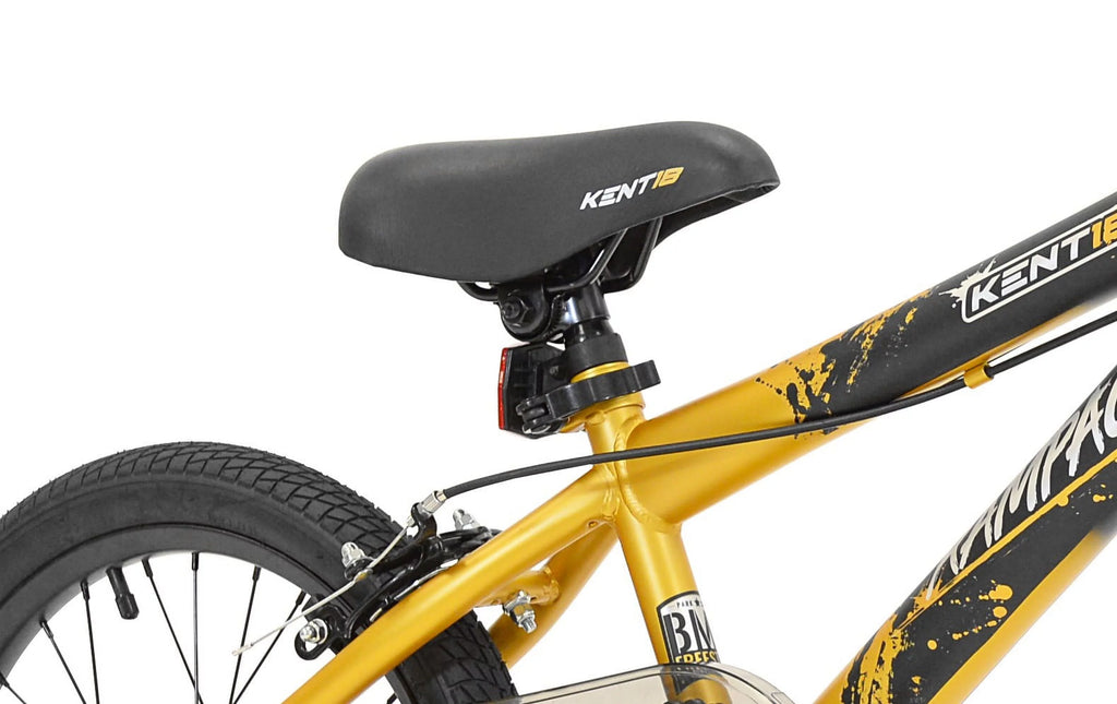 18 in. Gold and Black BMX Bicycle R90128