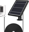 White Solar Panel with Wall Mount and Power Cable R3832