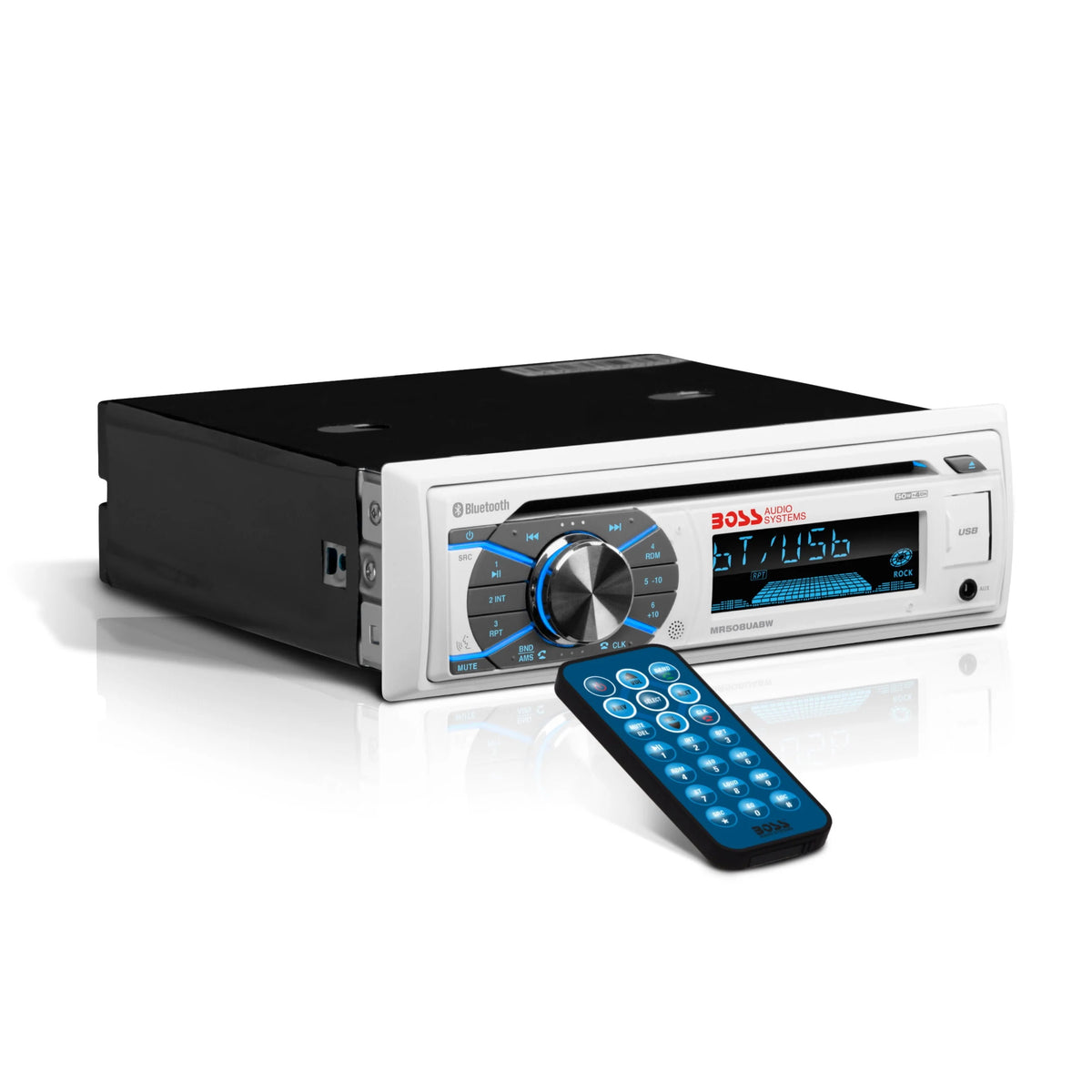 Marine Receiver, Bluetooth, CD, USB, AM/FM, Aux-in Q479
