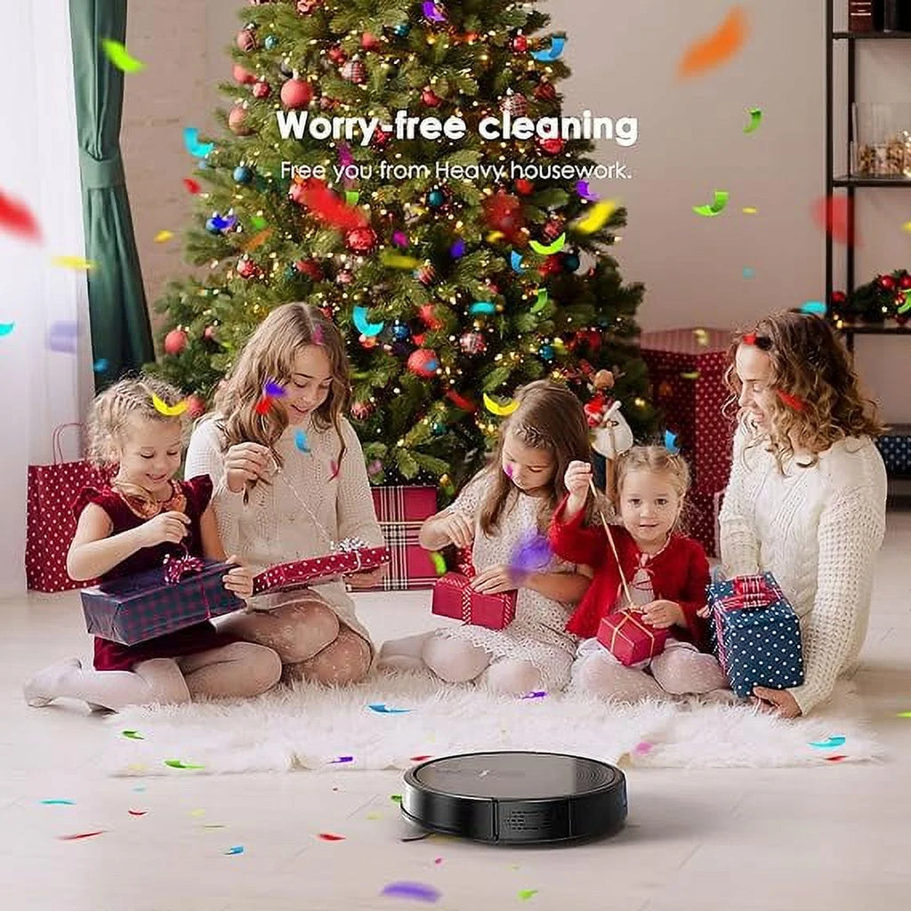 Black Robot Vacuum Cleaner 2700Pa Q53234