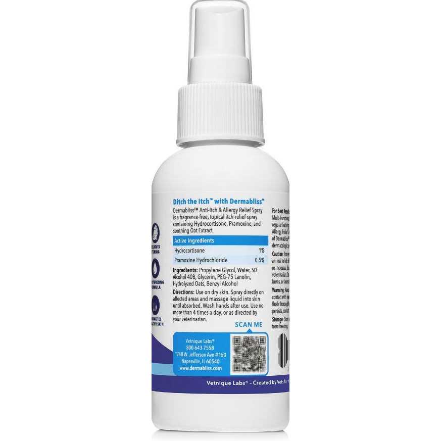 Anti-Itch & Allergy Relief Spray for Dogs & Cats T90903