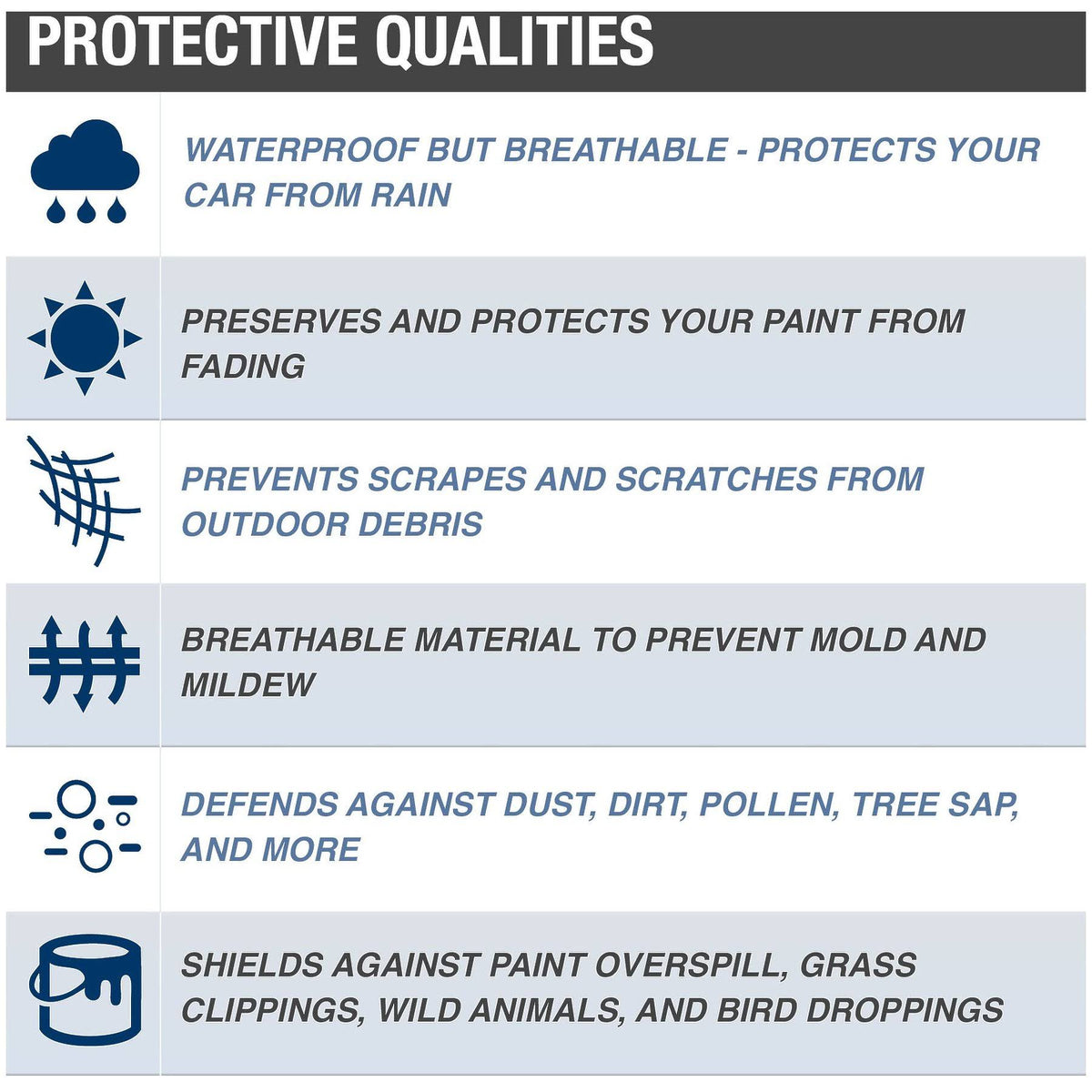 Rain Barrier Car Cover Z8857