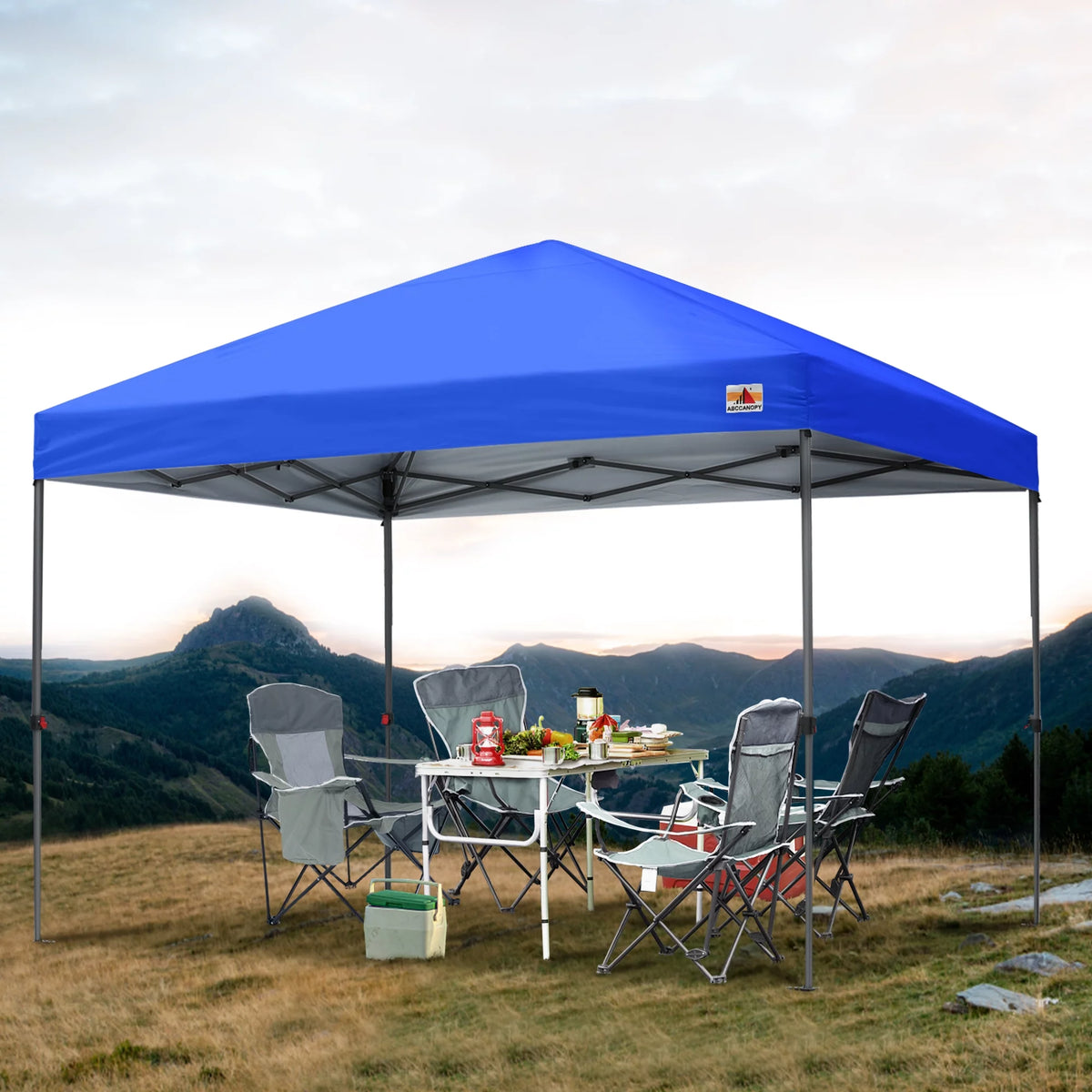 10 ft x 10 ft White Pop up Canopy Tent O16555