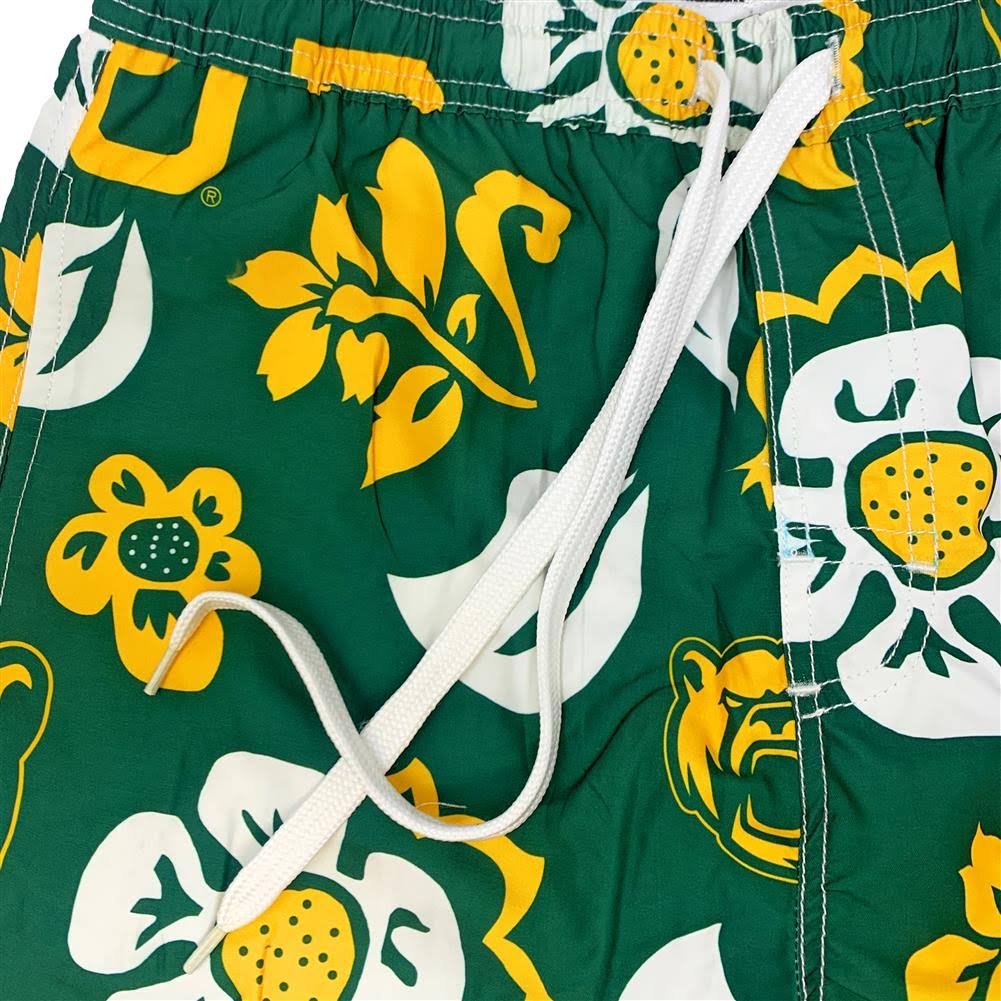 Purple Floral Volley Swim Trunks H5069