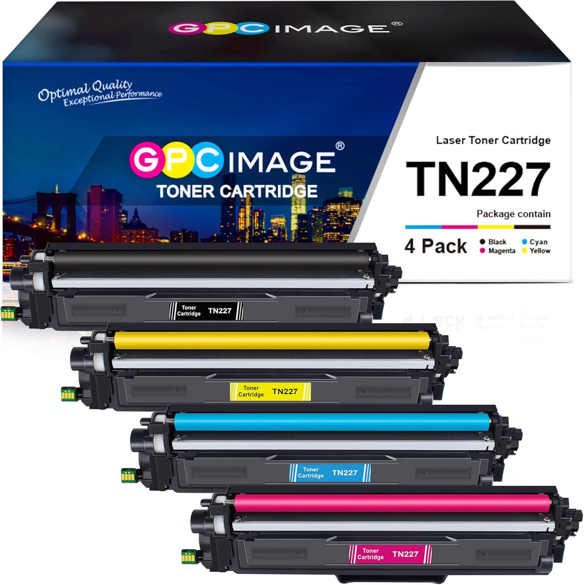 Compatible Toner Cartridge Replacement 4 Pack O580
