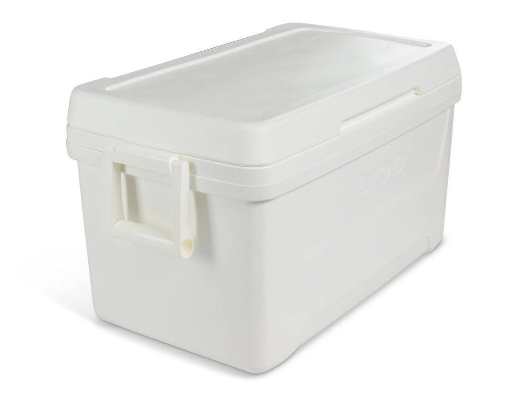 48 QT White Hard Sided Ice Chest Cooler Z2803