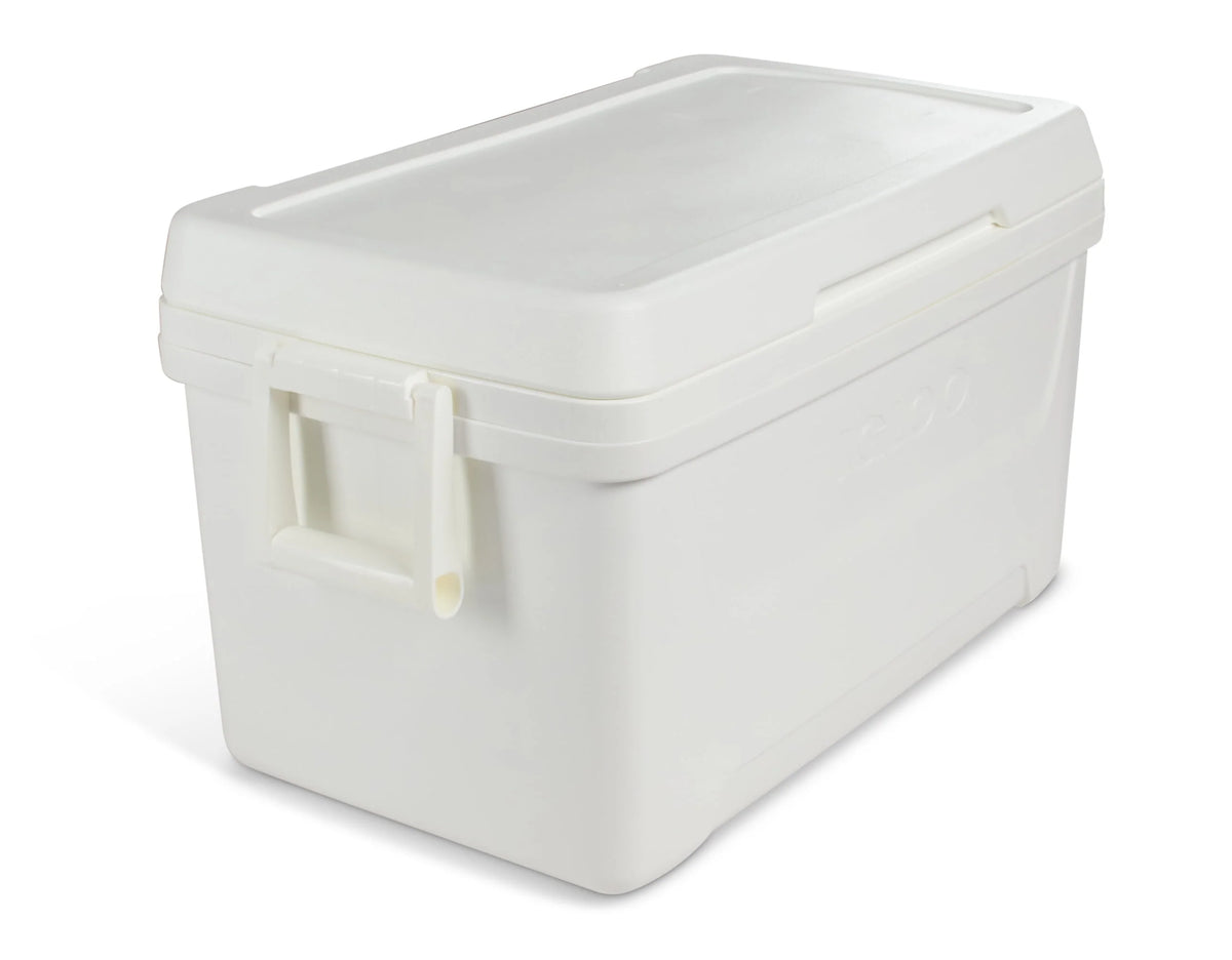48 QT White Hard Sided Ice Chest Cooler Z2803