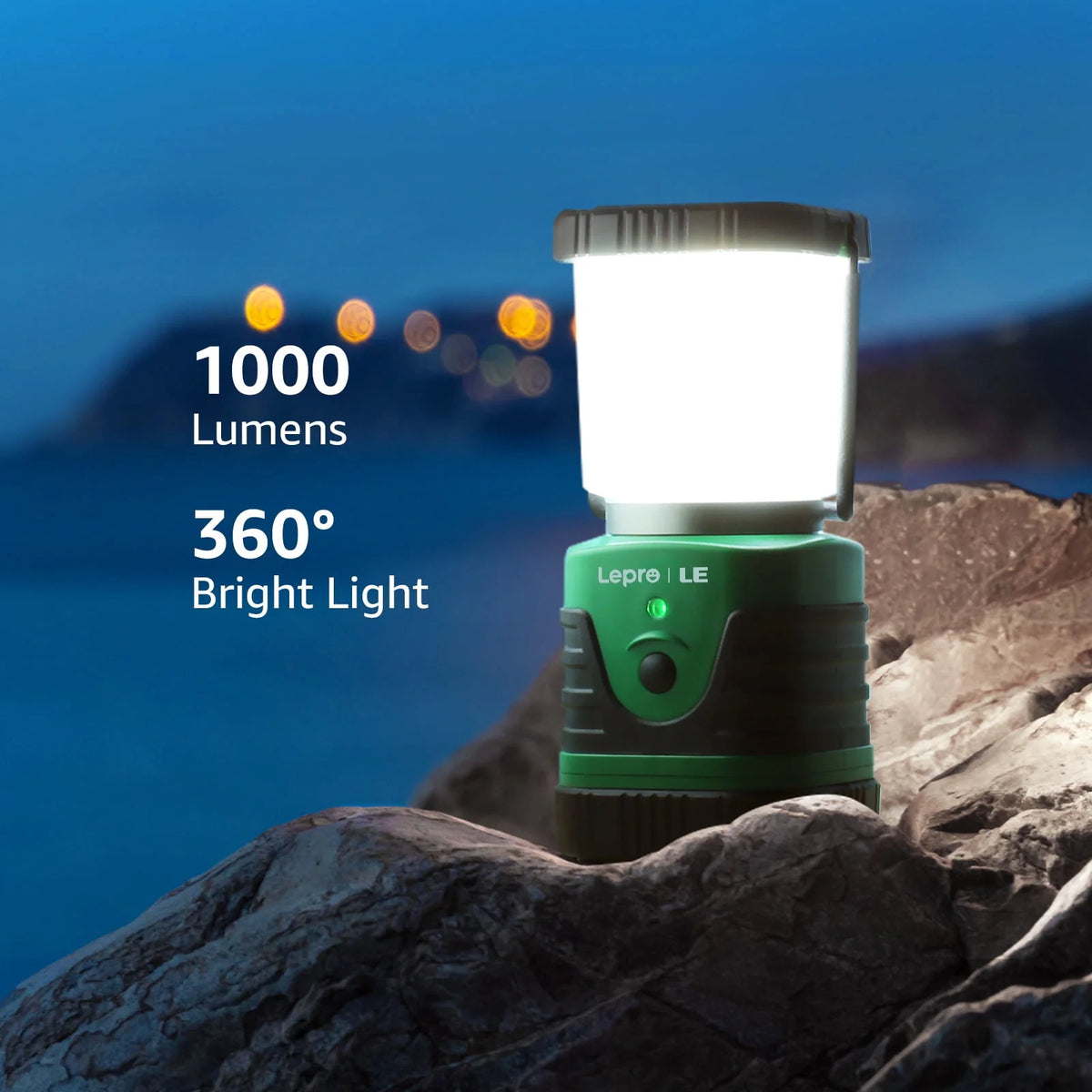 LED Camping Lantern Rechargeable 1000LM 4400mAh B852