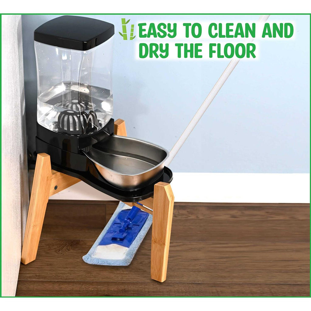 Dog Water and Food Dispensers Stand V68597