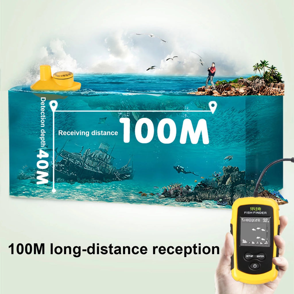 Portable Digital Display Fish Depth Finder B12727