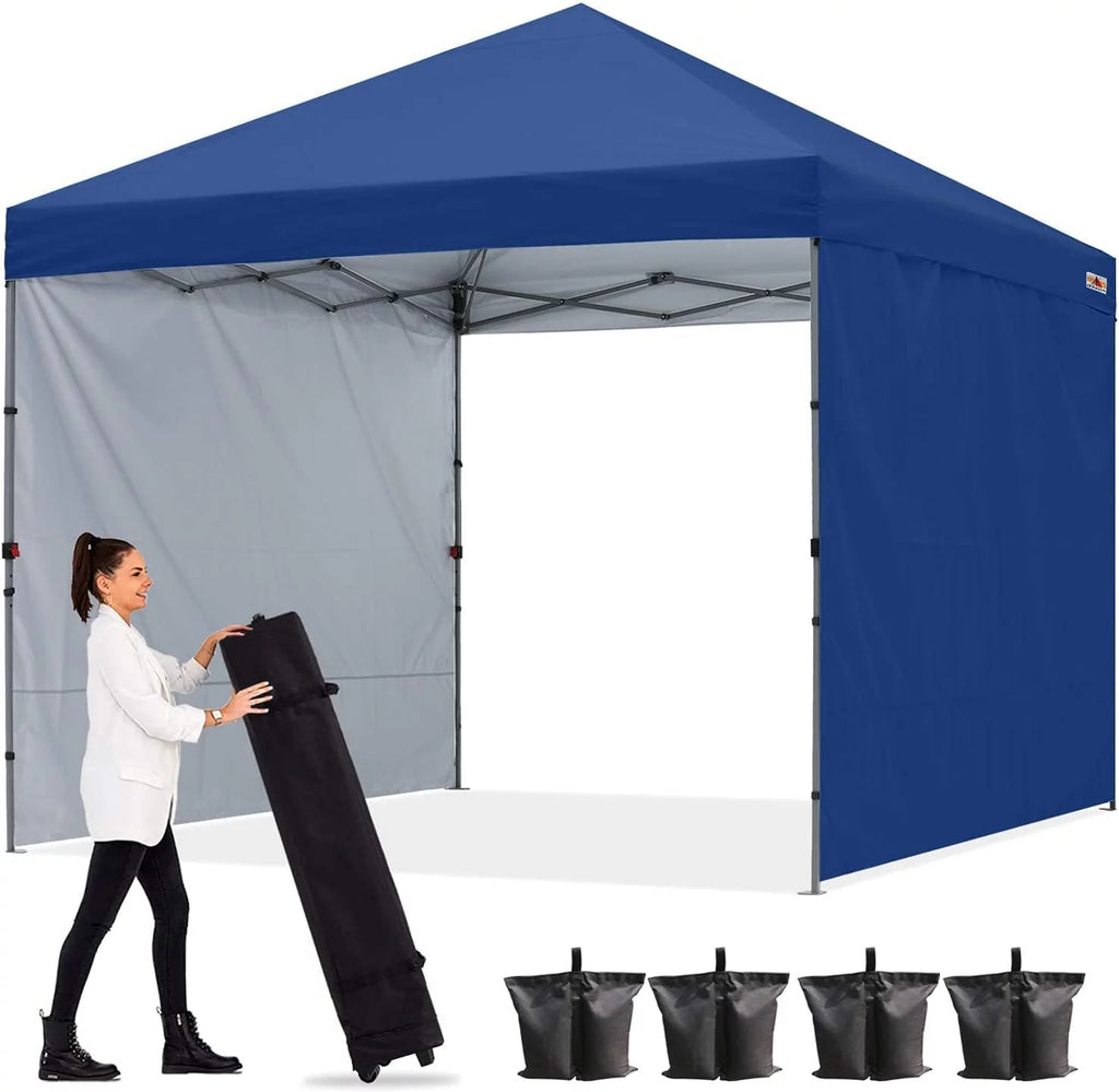 10 ft x 10 ft White Pop up Canopy Tent O16555