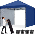 10 ft x 10 ft White Pop up Canopy Tent O16555