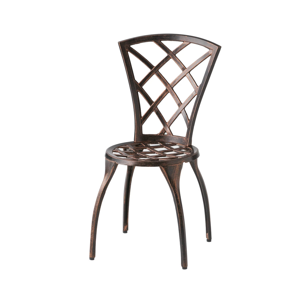 Modern Outdoor Cast Aluminum 3 Piece Bistro Set K580