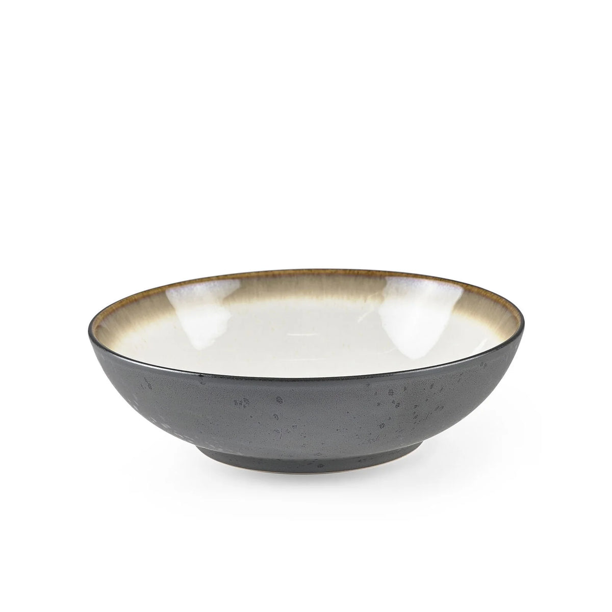 Grey Cream Pasta Bowl 20cm U483