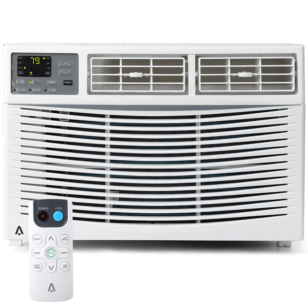 8,000 BTU Smart Window Air Conditioner White Q182924