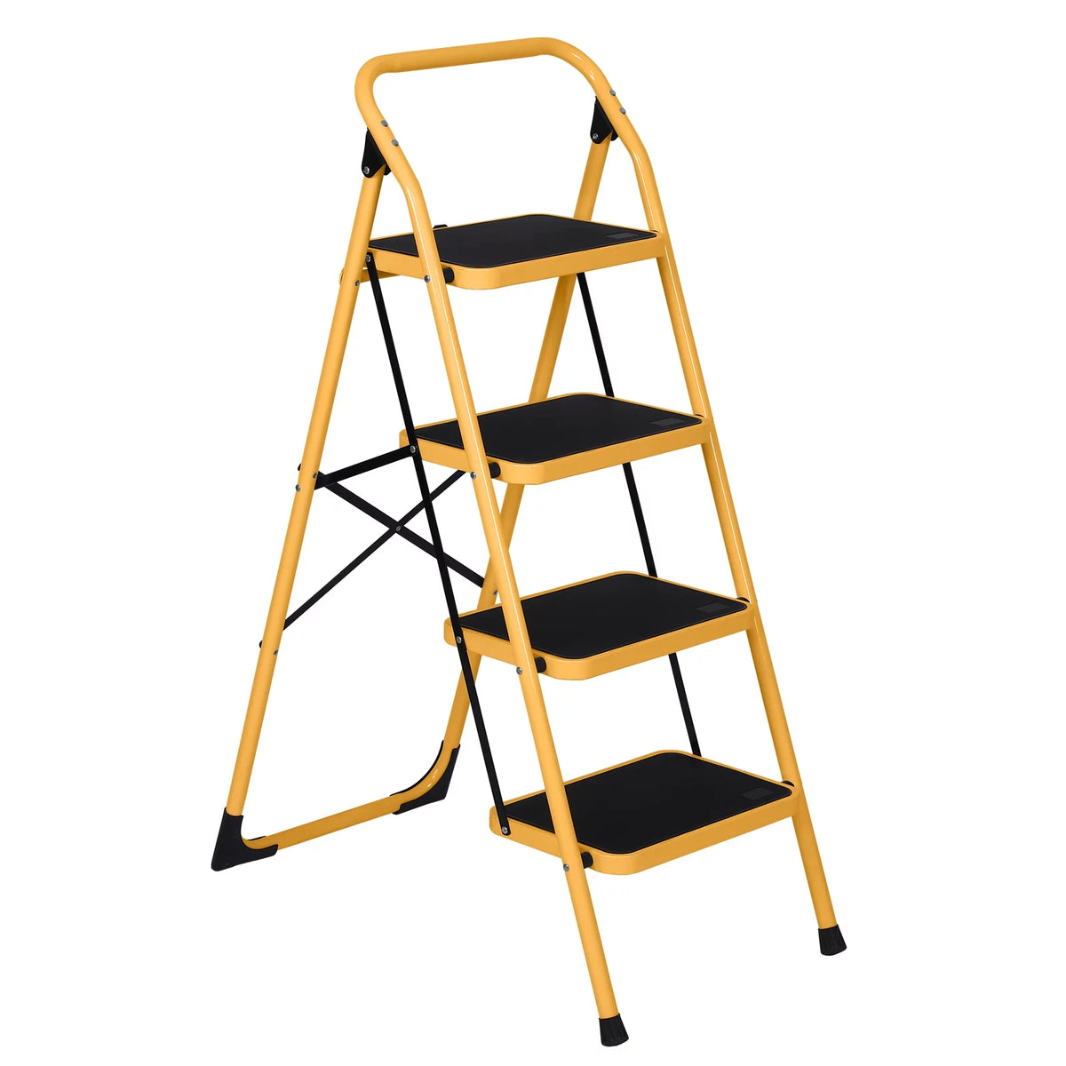 3-Step Ladder, 330 lb. Load Capacity, Iron F874004