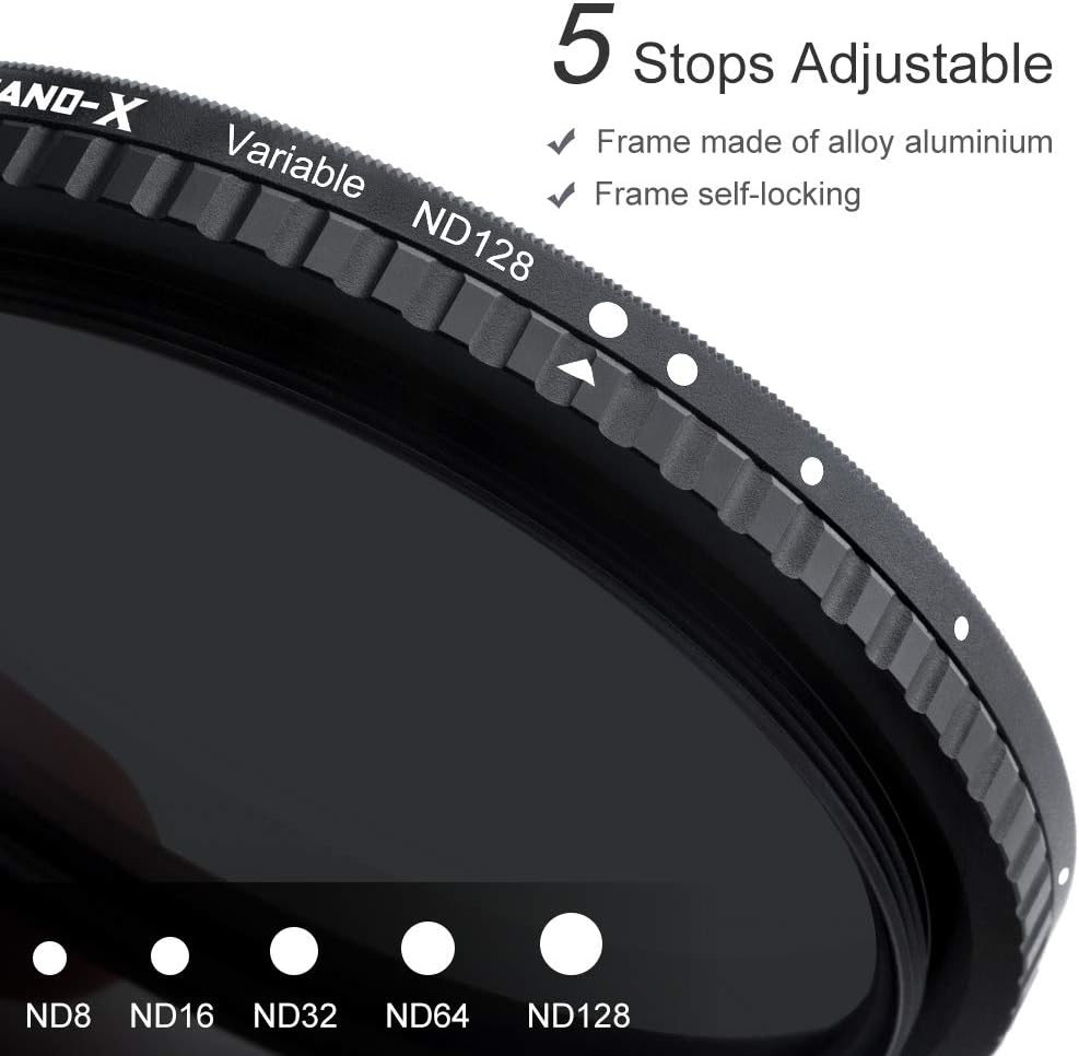 67mm Variable ND Filter ND8-ND128 3-7 Stop G196